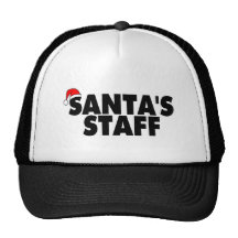 Santas Staff Mesh Hat