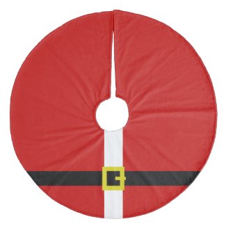 Santa's Suit | Christmas Fleece Tree Skirt