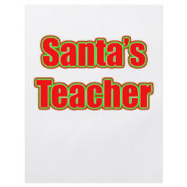 Santa's Teacher flyers