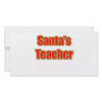 Santa's Teacher Photo Cards