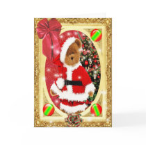 Santas Teddy cards