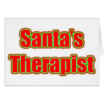 Santa's Therapist Cards