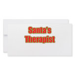 Santa's Therapist Picture Card
