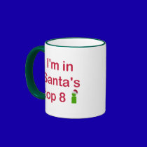 Santa's Top 8 mugs