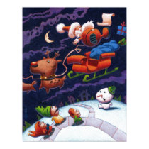 Santa's Trippin' Poster