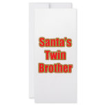 Santa's Twin Brother Rack Card
