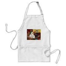Santa's two Bolognese Aprons