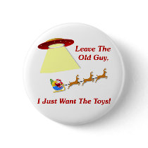 Santa's UFO Encounter Pins