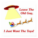 Santa's UFO Encounter posters