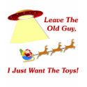 Santa's UFO Encounter t-shirts