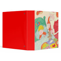 Santa's Visit Illustrated Binder