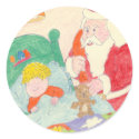 Santa's Visit Sticker