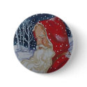 Santa's Walk Christmas Button by disgustedcats Santa's Walk Christmas Button