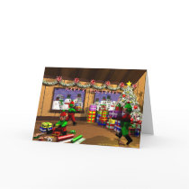 Santa's Warehouse cards