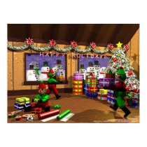 Santa's Warehouse posters by TenMoons Santa's Warehouse posters