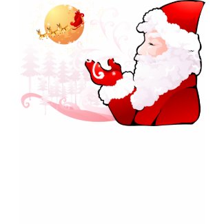 Santa's Winter Wonder Holiday T-shirt for kids shirt