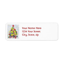 Santa's Work is Done address label labels