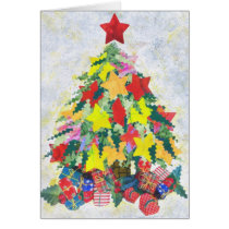 Santa's Work is Done card template cards