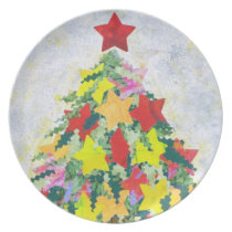 Santa's Work is Done plates