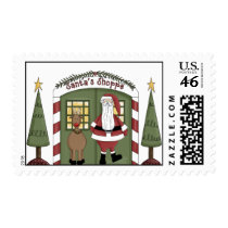 Santa's Work Shop postage by ShowMeWrappers Santa's Work Shop postage