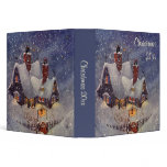 Santa's Workshop at the North Pole, Christmas Eve Vinyl Binders