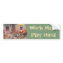 Santa's Workshop at the North Pole, Christmas Eve Bumper Sticker