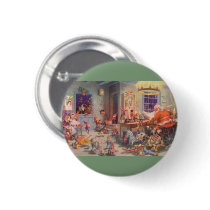 Santa's Workshop at the North Pole, Christmas Eve Buttons