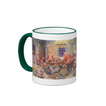 Santa's Workshop at the North Pole, Christmas Eve Mugs