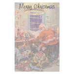 Santa's Workshop at the North Pole, Christmas Eve Customized Stationery