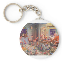 Santa's Workshop keychains