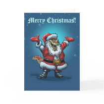SANTASAURUS Card cards