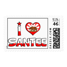 Santee, CA Postage Stamps