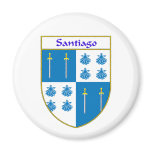 Santiago Coat of Arms/Family Crest magnets