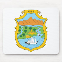 Santiago De Cali Coat of Arms mousepads
