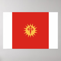 Santiago Del Estero, Argentina flag Posters