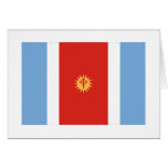 Santiago del Estero flag Greeting Card