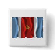 Santiago del Estero waving flag Pin