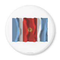 Santiago del Estero waving flag Fridge Magnet