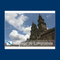 Santiago e Compostela, Espanha postcards