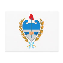 Santiago Estero Coat of Arms Postcard by FlagTshirts Santiago Estero Coat of Arms Postcard