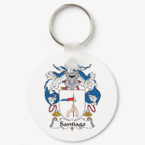 Santiago Family Crest keychains