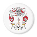 Santiago Family Crest magnets