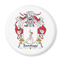 Santiago Family Crest magnets