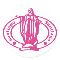 Santiago Stamp Sticker