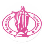 Santiago Stamp Sticker