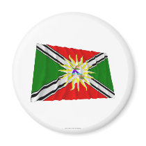Santo Domingo waving flag Magnet