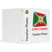 Santo Domingo waving flag with Name Binder