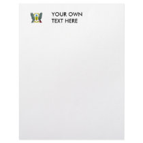 Santo Tomé & Príncipe Coat of Arms Letterhead Design