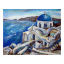 Santorini Black Cat posters by zadajeanne Santorini Black Cat posters