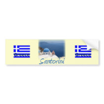 Santorini Bumper Stickers